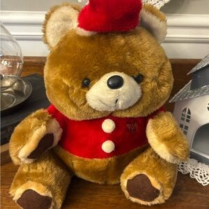 Liberty‎ Bell Musical Christmas Teddy Bear Plush.